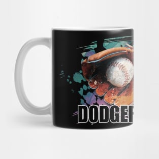 Retro Proud Team Name Dodgers Classic Style Baseball Mug